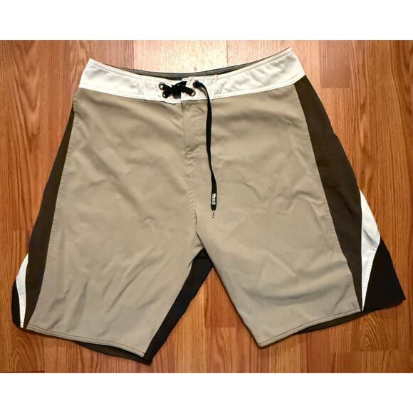 Mada Board Shorts Mens 36 12" Colorblock Beach Swim Trunks - Picture 2 of 7